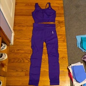 Gymshark longline bra and leggings set
